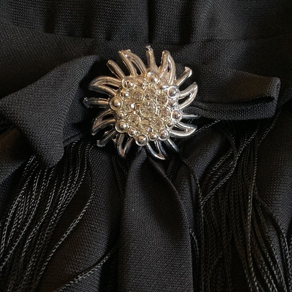 Vintage | Black Fringe Dress Flapper Costume XS - Picture 7 of 16